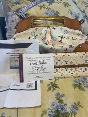 Louis Vuitton Murakami Judy GM with matching wallet